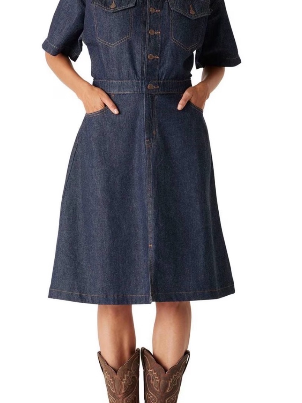 Levi Strauss Signature Women's and Women's  Levi Vintage 95 Dress